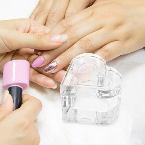 Set cupa cristal para uñas forma corazón dappen miniatura 7