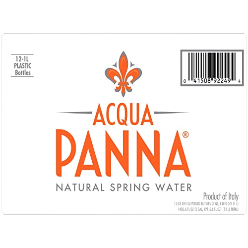 image for Acqua Panna Natural Spring Water, 33.8 Oz Plastic Bottles (12 Pack), C