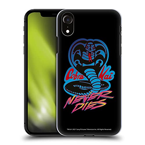Head Case Designs Officially Licensed Cobra Kai Never Dies Logo Key Art Hard Back Case Compatible With Apple Iphone Xr #TOP5