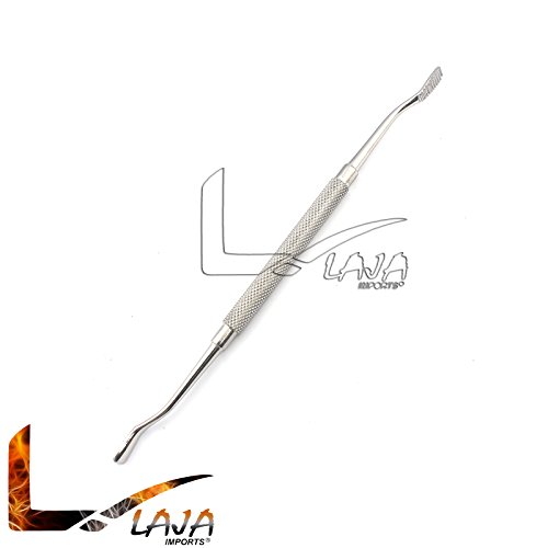 LAJA IMPORTS Howard #12A Bone File Double Ended Straight/Cross SERRATIONS