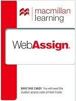 Webassign Standard Course Access Code 0716778491 Book Cover