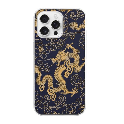 iPhone16ProMax�p �P�[�X �h���S���� �� �� ���F �A�C�t�H��16�v���}�b�N�X�p �P�[�X TPU �S�ʕی� �X�}�z�P�[�X ���^ �ϏՌ� �C�菝�h�~ �y�� �g�уJ�o�[ �l�C Case [���s�A���i]