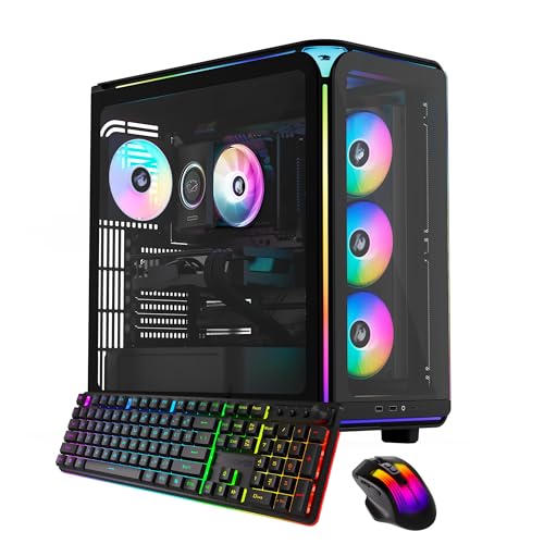 Image of iBUYPOWER Element Gaming PC Desktop Computer AMD Ryzen 7 8700F CPU, NVIDIA GeForce RTX 5060 8GB GPU, 16GB DDR5 5200MHz RAM, 1TB NVMe SSD, Windows 11 Home, Gamer Keyboard and Mouse - EXBA7N5601