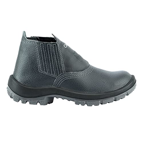 BOTA BOTINA SEGURANÇA CRIVAL SOLADO BIDENSIDADE COM BICO PVC CRIVAL - TAMANHO: 43