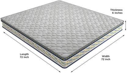 Image of Centuary Mattresses Back Sport Orthopaedic Coir Foam Mattress (King, 72x72x6)