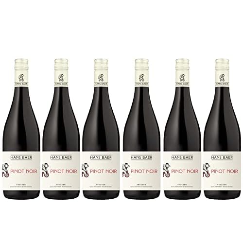 Hans Baer - Pinot Noir Trocken - Rotwein - Qualitätswein aus Rheinhessen, Deutschland (6 x 0.75 l)