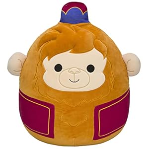 Squishmallows Disney 14-Inch Abu Plush – Add Abu to Your Squad, Ultrasoft Stuffed Animal Large Plush Toy, Official Kellytoy Plush