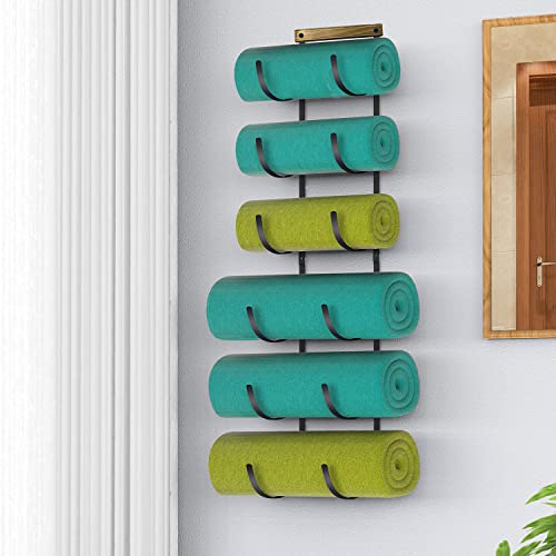 Canyave Bathroom Towel Rack, Towel Rack Wall Mounted Bathroom Towel Holder, Towel Storage For Rolled Bath Shower Hand Towel #TOP9