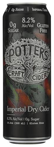 Potter's Craft Cider Imperial Dry Cider 19.2fz Sgl, 19.2 FZ