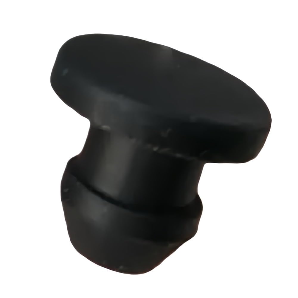 Tapones de silicona a presión para orificios, 50 tapones de silicona negros for agujeros tipo T, varios tamaños(48.6mm)