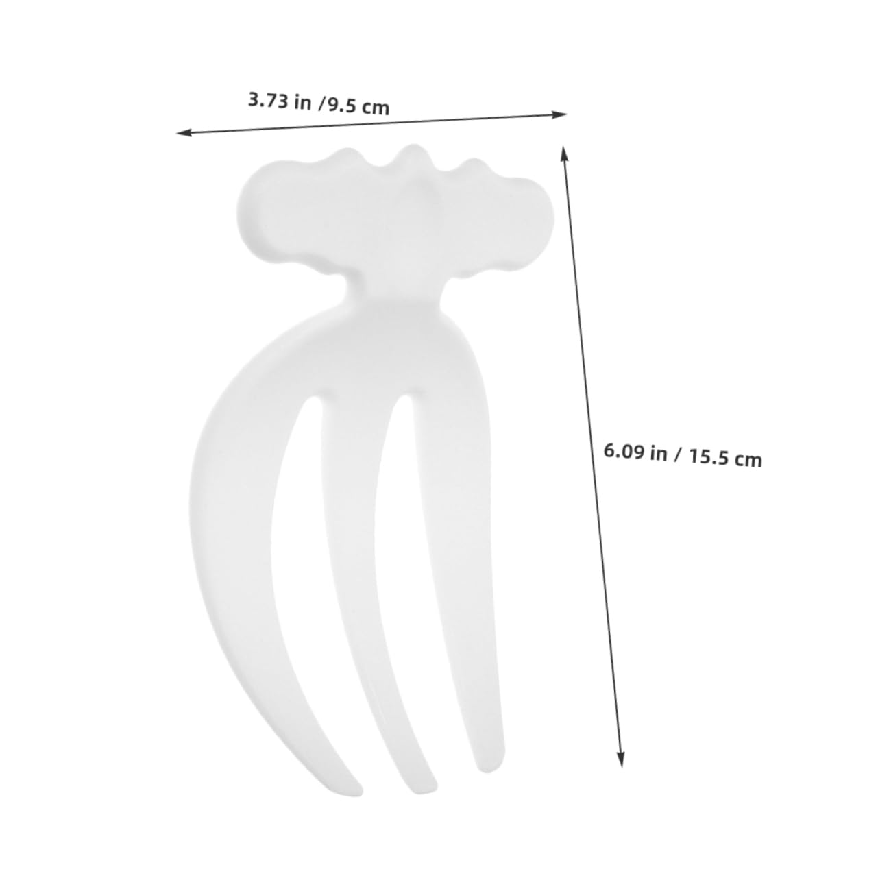 OKUMEYR 6pcs Household Salad Forks: Plastic Salad Claws For Stirring And Serving - Multifunctional Kitchen Utensils For Home And Events