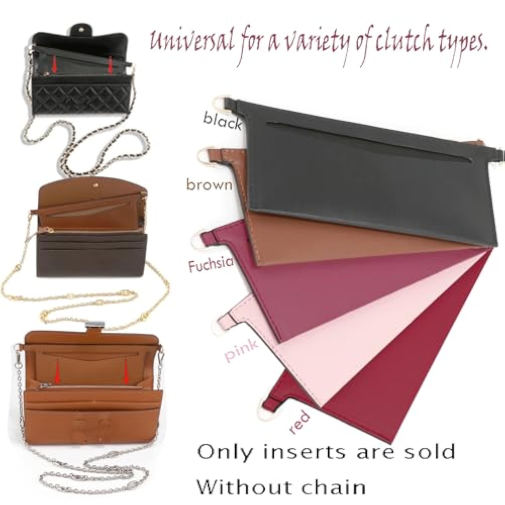 Purse Kit for Sarah Bag with Detachable Organizer