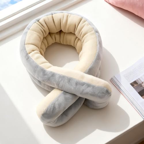 Oreiller de voyage et support de tête pour camping et maison doux