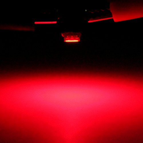 Image of cciyu 6 Pack T4.7 Neo Wedge 5050 Led Replacement fit for A /C Bulbs Lamp Light (red)