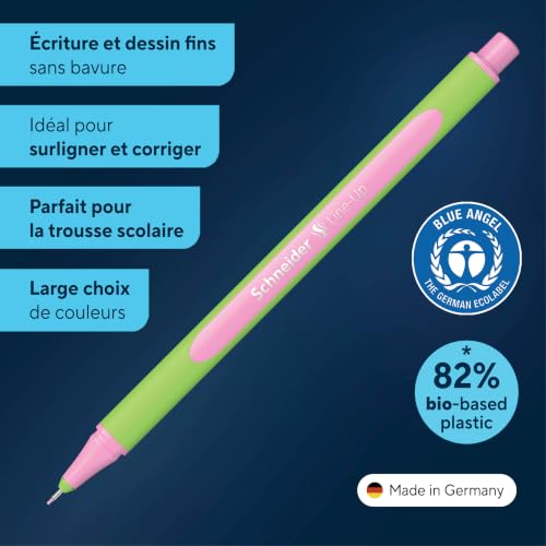 Stylo Schneider Fineliner Line Up 10er pastel Bio 10x - vue 3