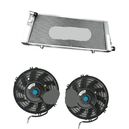 Radiador de aluminio Peugeot 205 1.9L ventilador motor manual 1986 1987 1988 1989