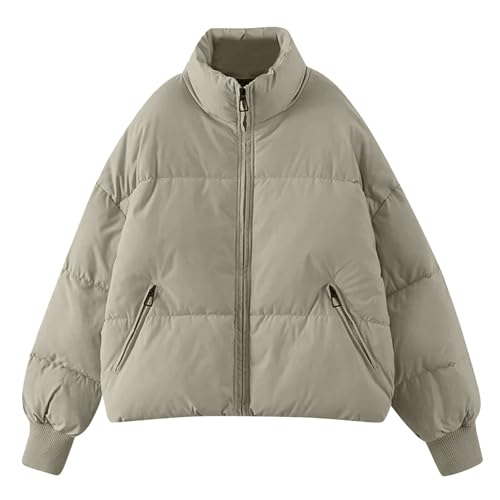 Genérico Elegante Abrigo Suave Para Mujerchaqueta De Cuero Corta Acolchada Invierno CáLida Y Aislante Con Capucha Cremalleraexterior Acolchado Ligero Bolsillos Clima FríO Básica