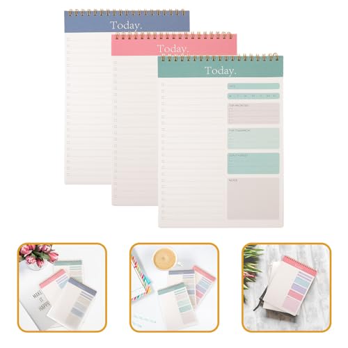 Bloc-notes Planificateur de Bureau 3 pièces Agenda Journalier