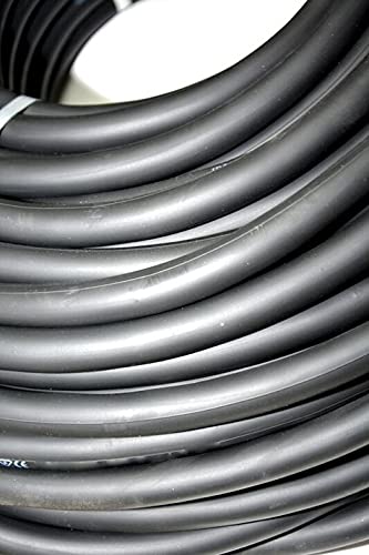 Hilark - Cable de extensión de cobre H07RN-F 5x25 mm², revestimiento de goma EPR, para comercialización industrial, exterior (50 metros, Negro) Cover