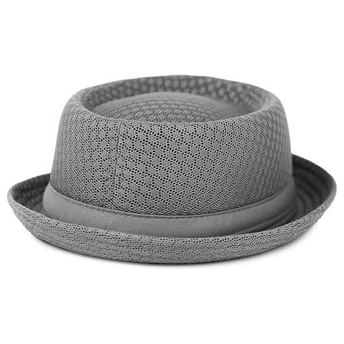 Image of The Hat Depot Unisex Light Weight Classic Soft Cool Mesh Pork Pie hat