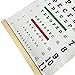 Eye Chart,Eye Exam Chart,Snellen Eye Chart Snellen Eye Chart,Eye Chart with Pinhole Eye Occluder 20 Feet Optical Eye Test Reusable Wooden Frame Canvas Eye Chart for Kids and Adults