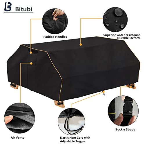 Housse de table de pique-nique imperméable 243 cm Bitubi haute résistance - 4