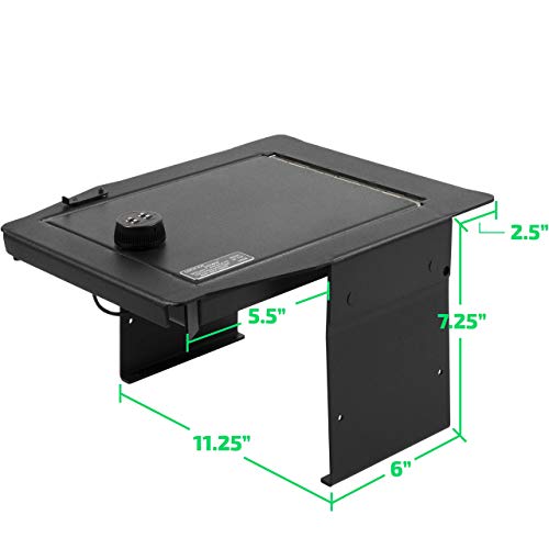 Lock'er Down® Console Safe With 4 Digit Combo, Keep Personal Items Secure And Organized In Car, Compatible With 2015-2020 Ford F150, 2017-2020 Ford Super Duty, And 2018-2019 Ford Expedition #TOP4
