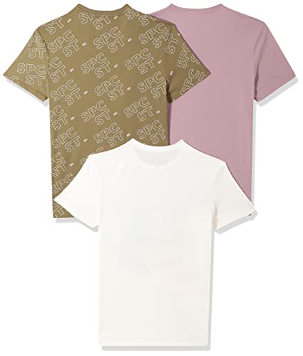 Image of Marks & Spencer Boys Printed Cotton Round Neck Regular Fit T Shirt (Pack of 3)