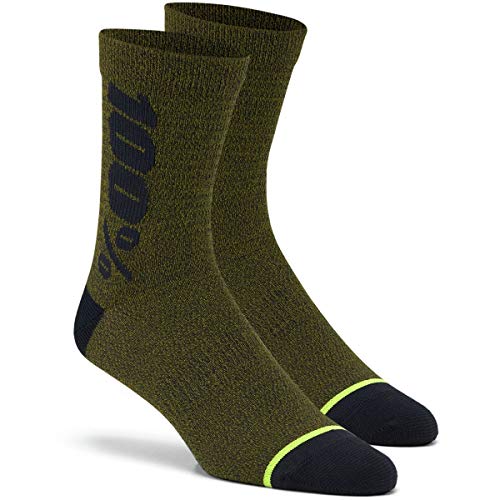 100% Percent Rythym Merino Wool Performance Socks - 24006 (Fatigue - L/XL)