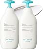 GOONGBE Loción Humectante 2 Paquete | Humectante Corporal para Bebé Coreano - Cuidado Diario Hipoalergénico, Humectante y Calmante para Piel Seca, 11.8 oz. 2