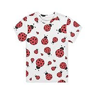 Size:Every pattern with 7 size to choose ,from age 3 to 16 years Pattern:3D full Print.Variety pattern for you to choose,dinosaur,football,wolf,sunflower butterfly,universe etc.You can help your kids choose t shirts they like.Normally our tee shirt f...