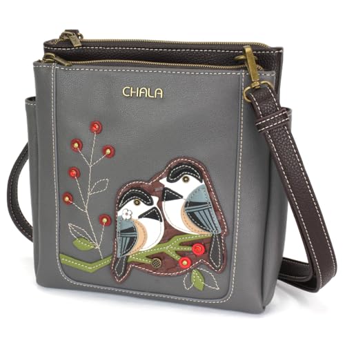 Image of CHALA Merry Messenger RFID Protected Women Faux Leather Shoulder Purse with Adjustable Crossbody Strap | RFID Protected
