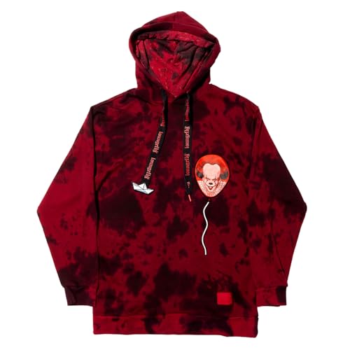 Sweat à capuche IT Pennywise Loungefly fini les vêtements de fan fragiles S