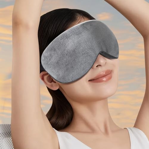 Compresse chauffante yeux secs électrique USB masque lavable