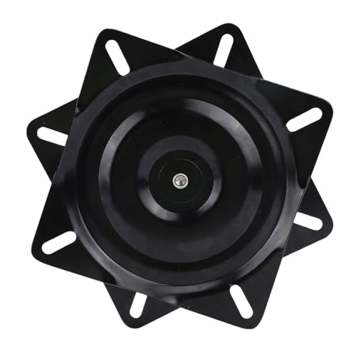 Ejoyous Soporte Giratorio para Asiento, Acero Laminado en Frío, Rotación de 360 ​​Grados, Plataforma Giratoria con Rodamiento de Bolas Resistente para Taburetes de Bar y Barcos