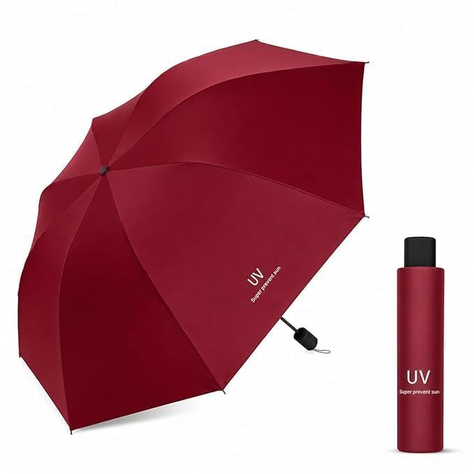 UV protection Umbrella Automatic open close for rain and sun protection 3 fold umbrella for men women kids boys girls big size large three fold stylish folding under windproof travel-picture-21