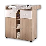 BEQUEM WICKELN Das Wickelregal ist so gestaltet, dass Sie Ihren Schützling bequem und mit ausreichend Platz wickeln können. Ideal passend zum Babybett und dem Standregal in gleicher Farbausführung