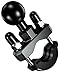 BRCOVAN 1'' Ball Handlebar U-Bolt Mount Base, Fit for Round Rails 0.5'' to 1.26'' in Diameter, Compatible with RAM Mounts B Size 1 inch Ball Double Socket Arm & Bike Motorcycle Phone Holder