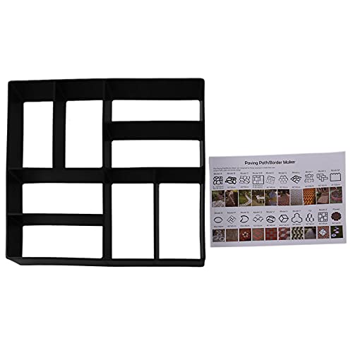 Misaso Garden Diy Mold Trail Road Paving Cement Concrete Mold Manufacturer Path Pavement Stone Brick Mold #TOP7