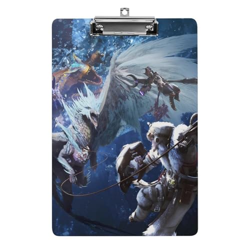 モンスターハンター バインダー A4 クリップボード クリップファイル 事務用品 入職プレゼント ファイル 多機能 ファイルボード 伝票ホルダー 書類整理 会議パッド オフィス用品