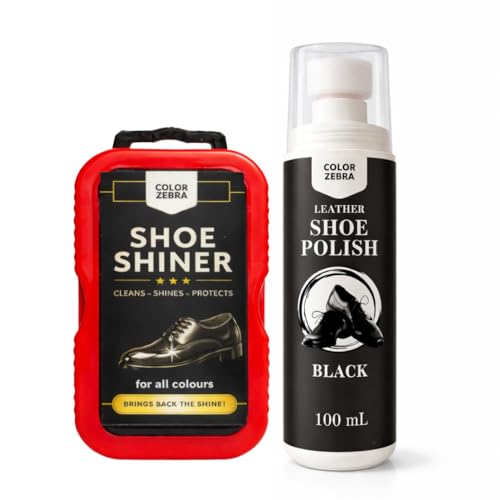 Image of Color Zebra Leather Liquid Shoe Polish 100 Ml | Instant Shine