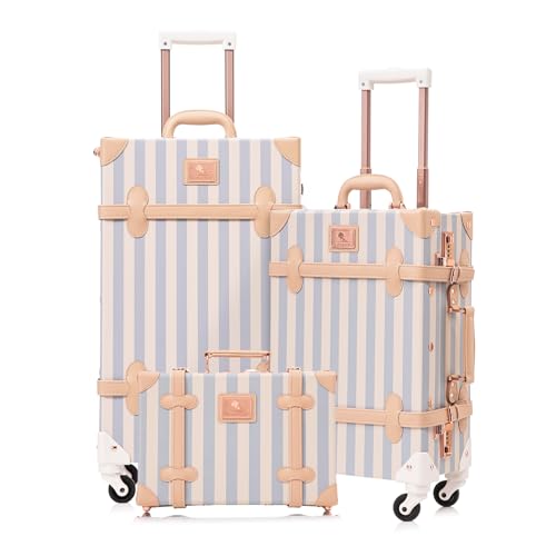 UNIWALKER Retro 3-Piece Luggage Set