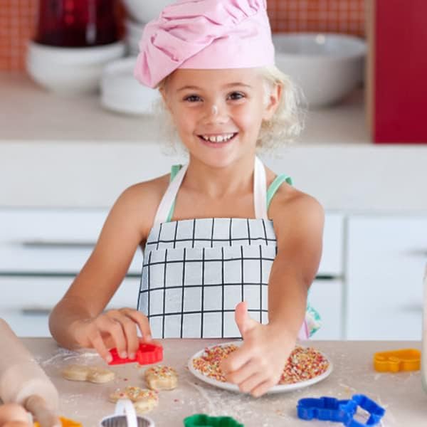 Miniatura 7 de MODADOG Bonito delantal de algodón para padres e hijos, delantal de chef de artista cómodo y creativo para pintar y cocinar