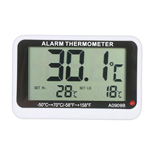 Cuculo digital para refrigerador e refrigerador LCD grande com freezer de sala Alarme de alta/baixa