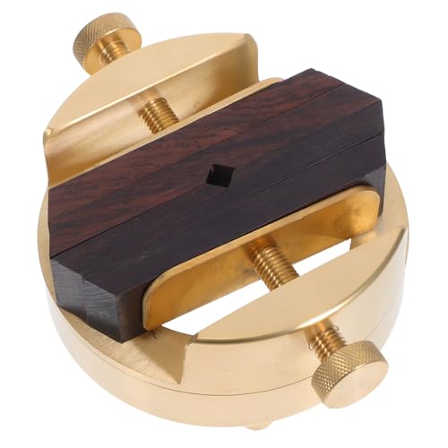 Gadpiparty Seal Carving Rotating Brass Engraving Clamp Woodworking Bench Vise Engraving Accessories Fixing Vise Tool