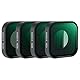 K&F Concept ND Filter Set Kompatibel mit GoPro Hero 13 Black, 4 Pack ND4 ND8 ND16 ND32 Neutral Density Light Reduction Filter für Go Pro Hero 12/11/10/9 Black, Graufilter HD Optical Glass
