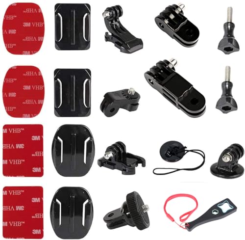 Universal Action Camera Accessory Kit for GoPro Hero 12 11 10 9 8 7 6 5 Black Go pro Max Insta360 One R/X2/X3 DJI OSMO A - Additional View