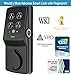 Lockly PGD728FMB, Fingerprint Biometric Smart Deadbolt Door Lock with Patented Keypad, Matte Black