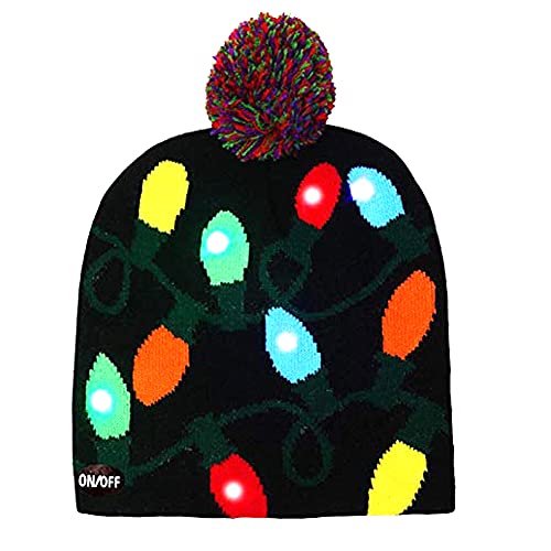 Product Image of the Christmas Hat Beanie Hat White Elephant Gifts Funny Gag Gifts Novelty Party Favors Women Men Adults Kids