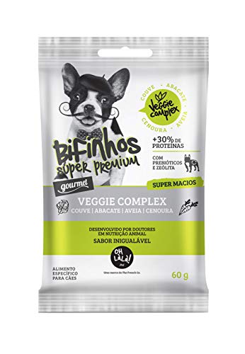 Bifinho Super Premium VeGGie Complex The French Co. Raça Adulto, Sabor Carne